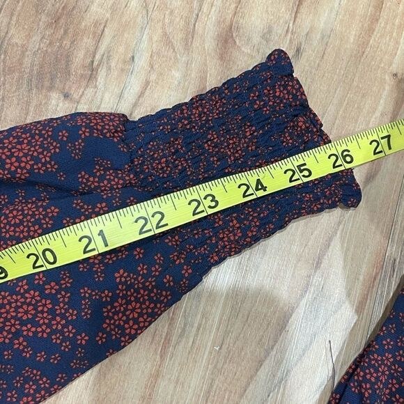 Michael Kors Womens Floral Fit & Flare Dress navy - Picture 6 of 8